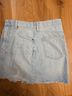 MNG 100% Cotton Blue Denim Skirt Size 6 - photo 5