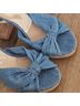 L.K. Bennett 100% Leather Blue Heels Size 9 - photo 7