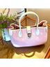 Dooney & Bourke Color Block Solid Pink White Tote One size - photo 3