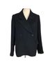 Eileen Fisher 82% Rayon 18% Silk 100% Rayon Solid Black Blazer Size M - photo 1