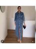 Zara Blue Casual Dress Size S - photo 8