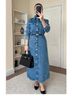 Zara Blue Casual Dress Size S - photo 6