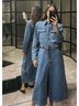 Zara Blue Casual Dress Size S - photo 3