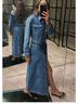 Zara Blue Casual Dress Size S - photo 7