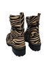 Aqua 100% Calf Hair Animal Print Multi Color Boots Size 7 1/2 - photo 2