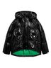 Zara 100% Nylon Solid Black Green Jacket Size XS - photo 1