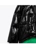 Zara 100% Nylon Solid Black Green Jacket Size XS - photo 5