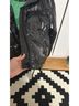 Zara 100% Nylon Solid Black Green Jacket Size XS - photo 8