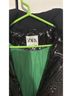 Zara 100% Nylon Solid Black Green Jacket Size XS - photo 3