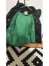 Zara 100% Nylon Solid Black Green Jacket Size XS - photo 9