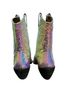 Urban Outfitters Animal Print Silver Boots Size 6 - photo 3