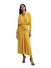 Mango Yellow Casual Dress Size 4 - photo 3