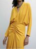 Mango Yellow Casual Dress Size 4 - photo 4