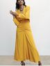 Mango Yellow Casual Dress Size 4 - photo 7
