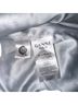 Ganni 100% Polyester Solid Silver Casual Dress Size 2 - photo 6