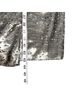Ganni 100% Polyester Solid Silver Casual Dress Size 2 - photo 5