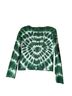 Réalisation 100% Cotton Tie-dye Green Long Sleeve Top Size XXS - photo 2