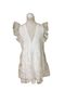 Amanda Uprichard 50% Polyester 50% Cotton 100% Polyester Floral White Cocktail Dress Size S - photo 1