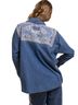 Blue Velvet Floral Blue Button-Down Shirt Size XL - photo 5