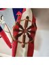 Berek 100% Cotton Print Red Blue Multi Color Pullover Sweater Size M - photo 13