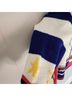 Berek 100% Cotton Print Red Blue Multi Color Pullover Sweater Size M - photo 6
