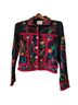 Michael Simon Graphic Floral Multi Color Jacket Size S - photo 1