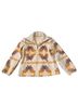 Faherty Aztec Or Tribal Print Tan Ivory Brown Jacket Size M - photo 1