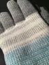 Isotoner 100% Other Stripes Gray Silver Blue Multi Color Gloves One size - photo 7