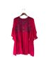Umgee Floral Red Casual Dress Size M - photo 1