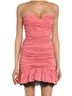 BCBGMAXAZRIA Solid Pink Cocktail Dress Size 0 - photo 1