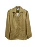 Sleeper 100% Cotton 100% Polyester Solid Gold Long Sleeve Button-Down Shirt Size S - photo 2