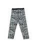 Nike Graphic Black Gray Leggings Size M - photo 2