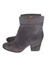 Rebecca Minkoff 100% Leather Gray Ankle Boots Size 7 1/2 - photo 1