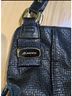 B Makowsky 100% Leather Black Leather Hobo One size - photo 7