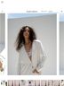 For Love & Lemons 100% Recycled Polyester 65% Viscose 35% Ecocare White Blazer Size M - photo 5