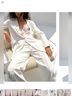 For Love & Lemons 100% Recycled Polyester 65% Viscose 35% Ecocare White Blazer Size M - photo 8