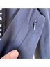 Tory Burch 100% Polyester Blue Long Sleeve T-Shirt Size 4 - photo 7
