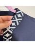 Tory Burch 100% Polyester Blue Long Sleeve T-Shirt Size 4 - photo 5