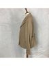 Lauren by Ralph Lauren 79% Wool 19% Nylon 2% Other 100% Cupro Houndstooth Tan Multi Color Coat Size S - photo 5