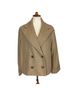 Lauren by Ralph Lauren 79% Wool 19% Nylon 2% Other 100% Cupro Houndstooth Tan Multi Color Coat Size S - photo 1