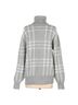 Olive and Oak Plaid Gray Turtleneck Sweater Size S - photo 2