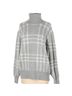 Olive and Oak Plaid Gray Turtleneck Sweater Size S - photo 1