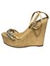 Schutz Tan Wedges Size 7 - photo 2