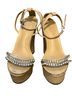 Schutz Tan Wedges Size 7 - photo 1