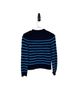 Barrie 100% Cashmere Stripes Blue Black Cashmere Pullover Sweater Size XS - photo 2
