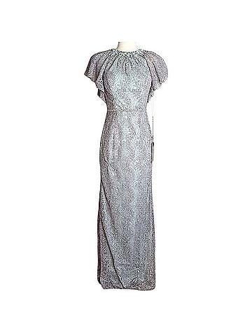 Mac Duggal Seashell Lace Overlay Gown Cocktail Dress (view 1)