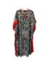 ASHRO 100% Polyester Animal Print Black White Swimsuit Cover Up One size - photo 1
