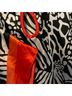 ASHRO 100% Polyester Animal Print Black White Swimsuit Cover Up One size - photo 4