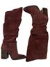Steve Madden Solid Burgundy Boots Size 7 1/2 - photo 2