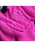 Sézane Graphic Pink Wool Cardigan Size XS - photo 7